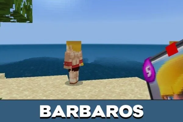 Barbaros from Clash Royale Mod for Minecraft PE