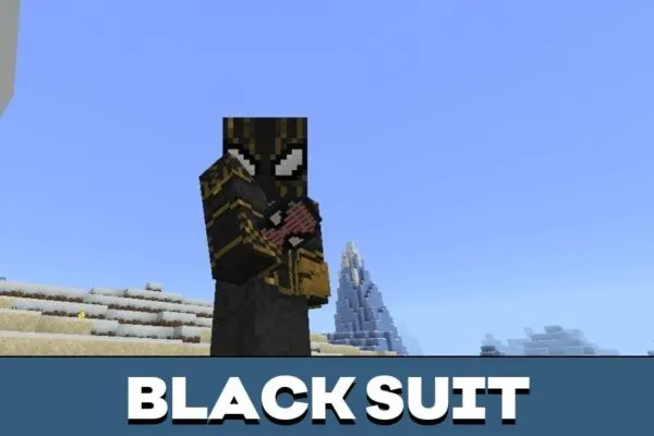 Black Suit from Spiderman 2 Mod for Minecraft PE