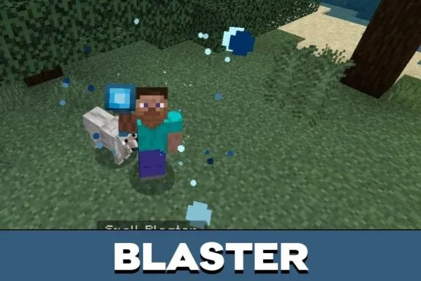 Blaster from Phase Disruptor Tools Mod for Minecraft PE