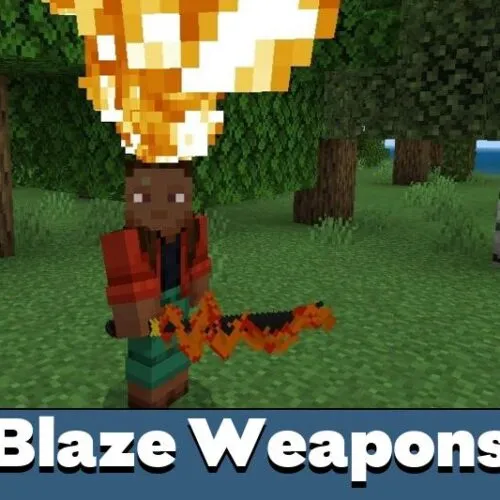 Blaze Magic Weapons Mod for Minecraft PE