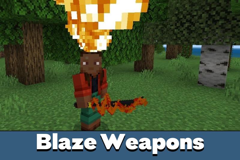 Blaze Magic Weapons Mod for Minecraft PE