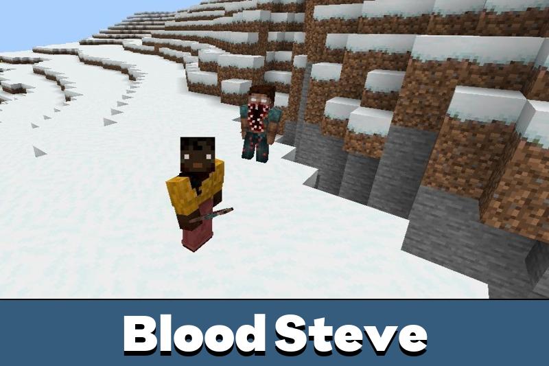 Blood Steve Mod for Minecraft PE