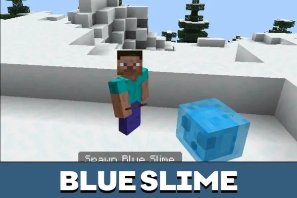 Blue Slime from Dungeon Craft Mod for Minecraft PE