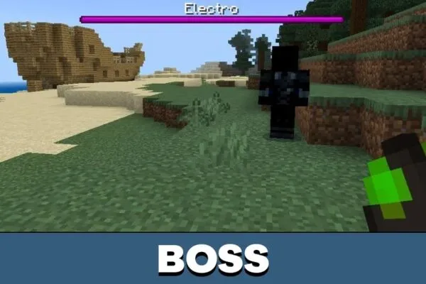 Boss from Spiderman 2 Mod for Minecraft PE