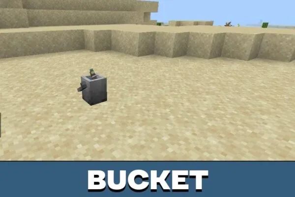 Bucket from Vanilla Furniture Mod for Minecraft PE