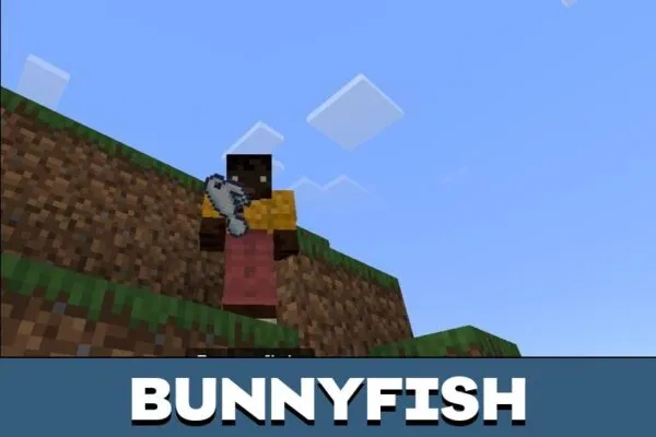 Bunnyfish from Terra Сraft Mod for Minecraft PE