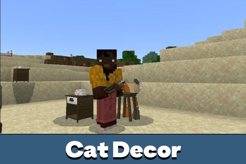 Cat Decorations Mod for Minecraft PE