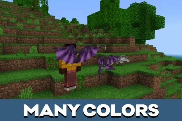 Colors from Drop Wings Mod for Minecraft PE