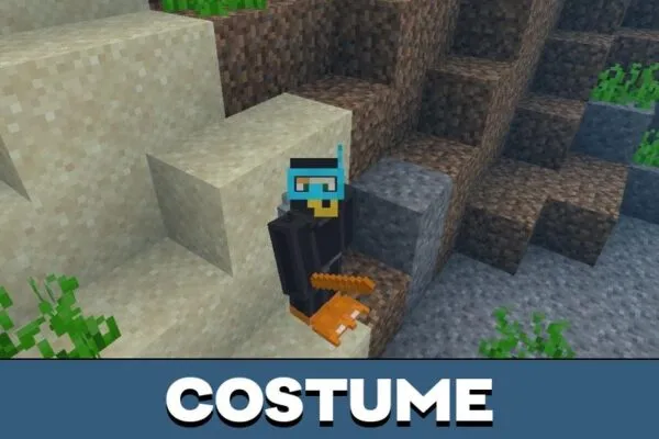 Costume from Flippers Mod for Minecraft PE