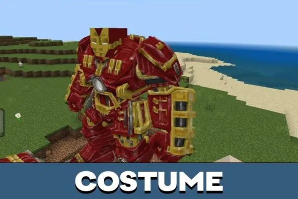 Costume from Hulk Buster Mod for Minecraft PE