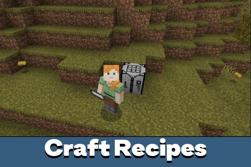 Craft Recipes Mod for Minecraft PE