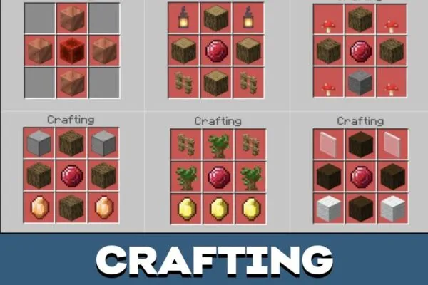 Crafting from Build Craft Mod for Minecraft PE