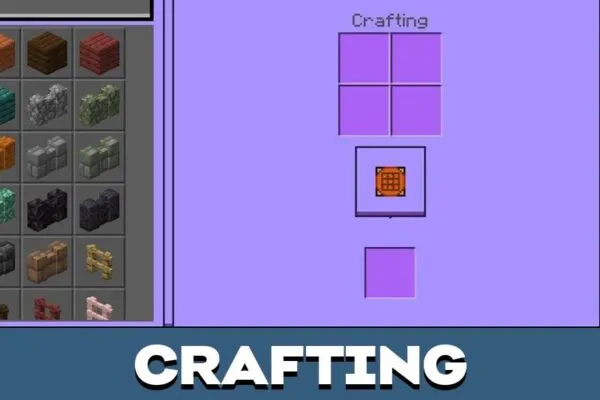 Crafting from Shadow Smash Texture Pack for Minecraft PE