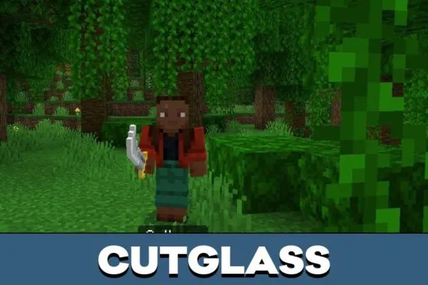 Cutglass from Weapons from Dungeons for Minecraft PE