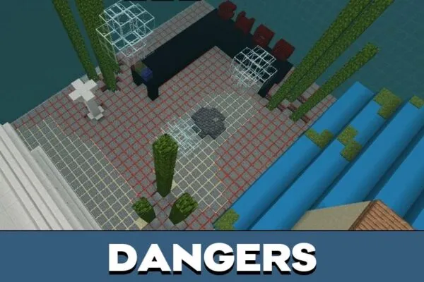 Dangers from Survive the Disaster Map for Minecraft PE