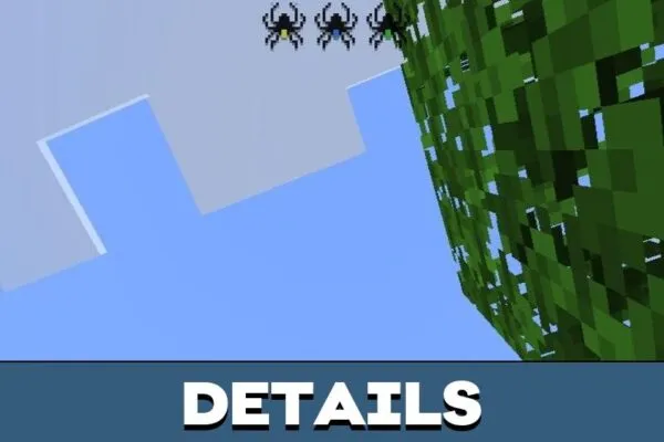 Details from Spiderman Hotbar Texture Pack for Minecraft PE