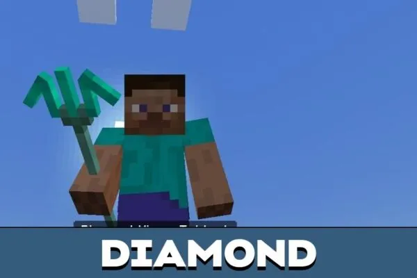 Diamond New Trident Mod for Minecraft PE