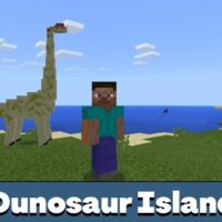 Dinosaur Island Mod for Minecraft PE