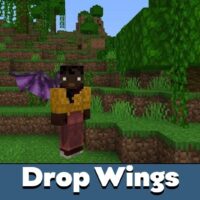 Drop Wings Mod for Minecraft PE