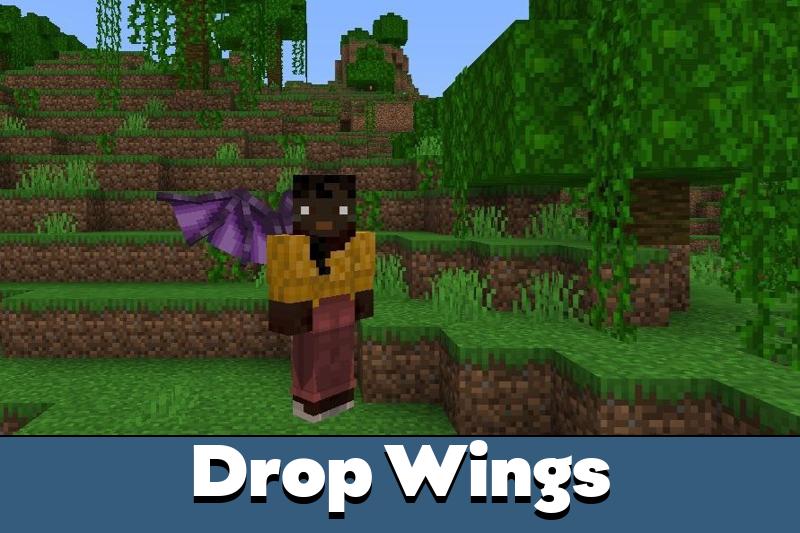 Download Drop Wings Mod For Minecraft Pe - Drop Wings Mod For Mcpe