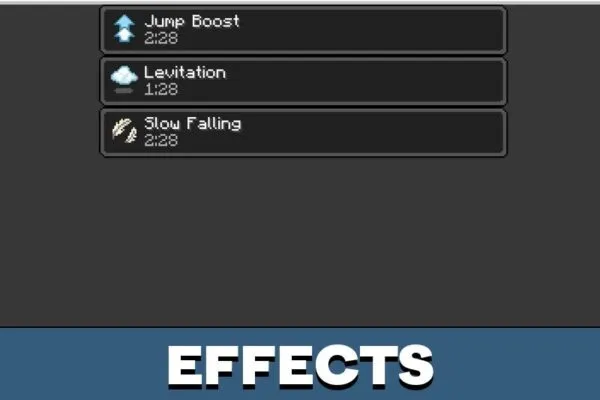 Effects from Drop Wings Mod for Minecraft PE