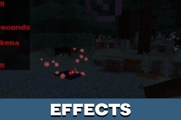 Effects from Herobrine 2 Mod for Minecraft PE