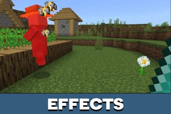 Effects from Realistic Damage Texture Pack for Minecraft PE