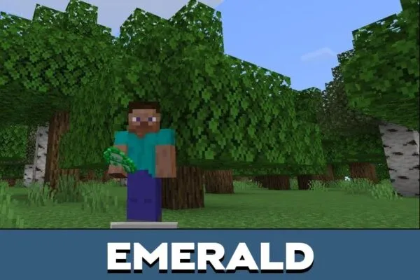 Emerald Multi Backpack Mod for Minecraft PE