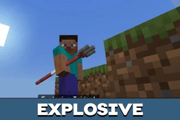 Explosive New Trident Mod for Minecraft PE