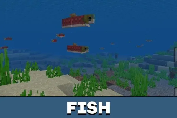 Fish from Endless Ocean Mod for Minecraft PE