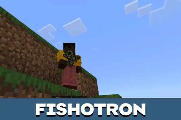 Fishotron from Terra Сraft Mod for Minecraft PE