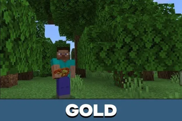 Gold Multi Backpack Mod for Minecraft PE