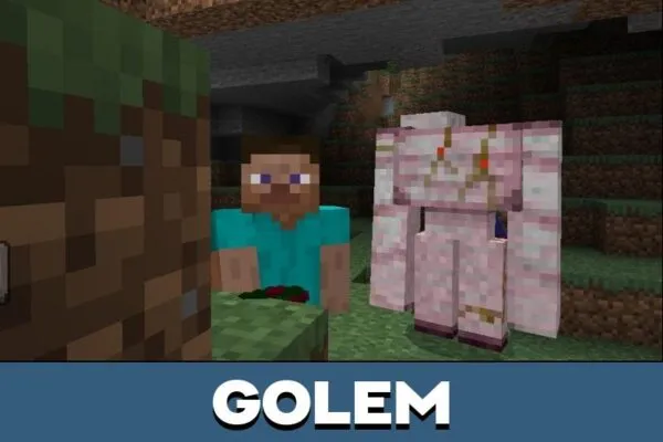 Golem from 28 Weeks Later Mod for Minecraft PE