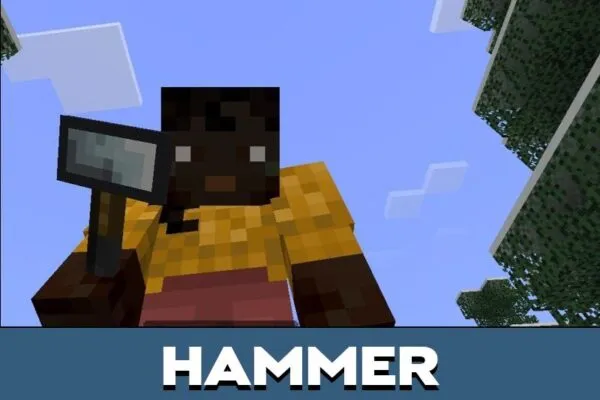 Hammer from Industrial Craft 2 Mod for Minecraft PE