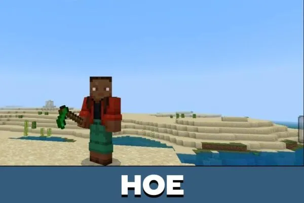 Hoe from More Equipment Mod for Minecraft PE