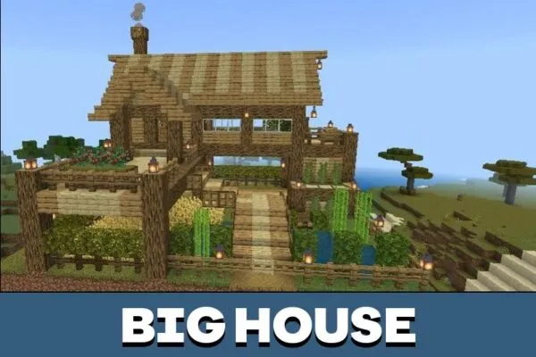 Big House from Build Craft Mod for Minecraft PE