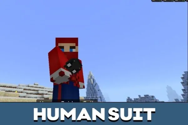 Human Suit from Spiderman 2 Mod for Minecraft PE