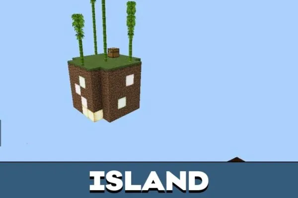 Island from Skyblock 2 Map for Minecraft PE