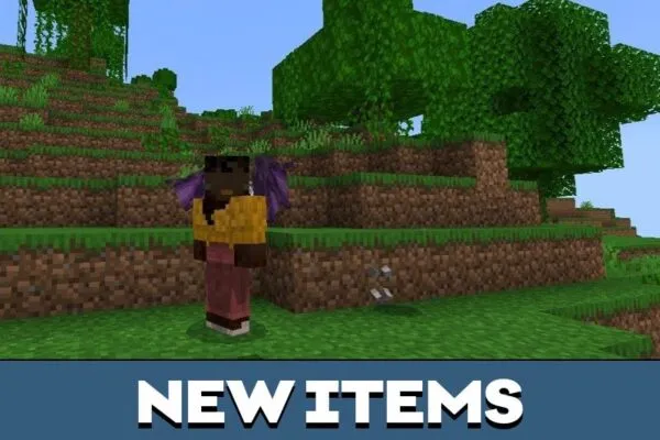 Items from Drop Wings Mod for Minecraft PE