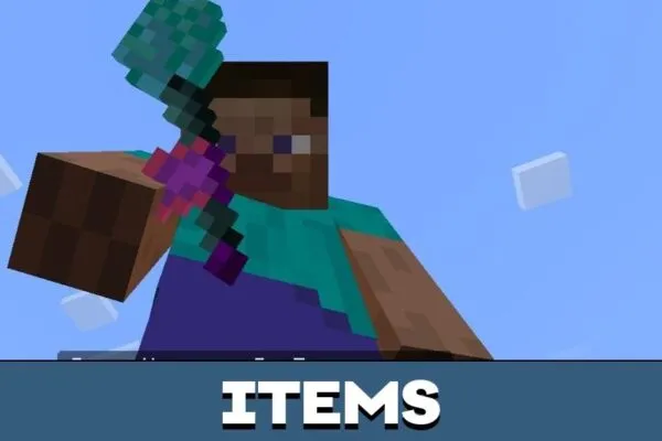 Items from Witch Core Mod for Minecraft PE