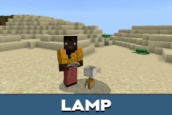 Lamp from Cat Decorations Mod for Minecraft PE