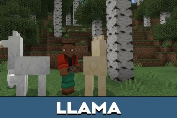 Llama from Harder Mobs Mod for Minecraft PE