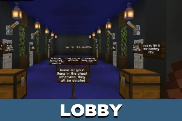 Lobby from Achievements Super Map for Minecraft PE