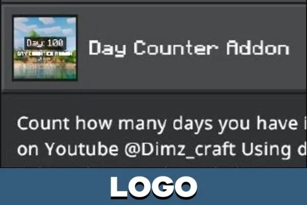 Logo from Day Counter Mod for Minecraft PE