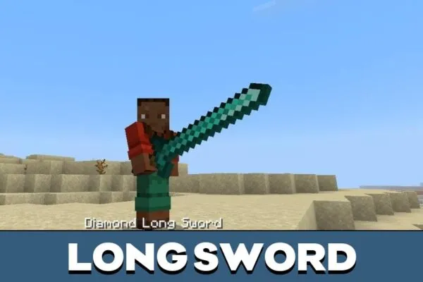 Long Sword from More Equipment Mod for Minecraft PE