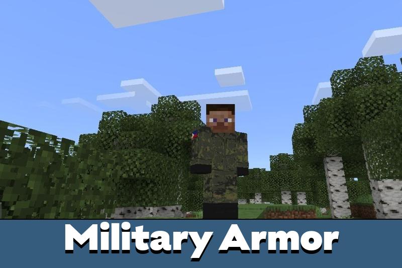 Military Armor Mod for Minecraft PE