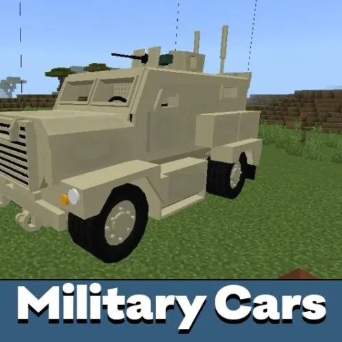 Military Cars Mod for Minecraft PE