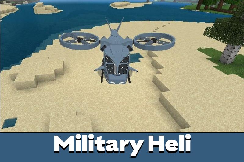 Military Helicopters Mod for Minecraft PE