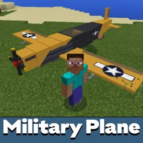 Military Plane Mod for Minecraft PE