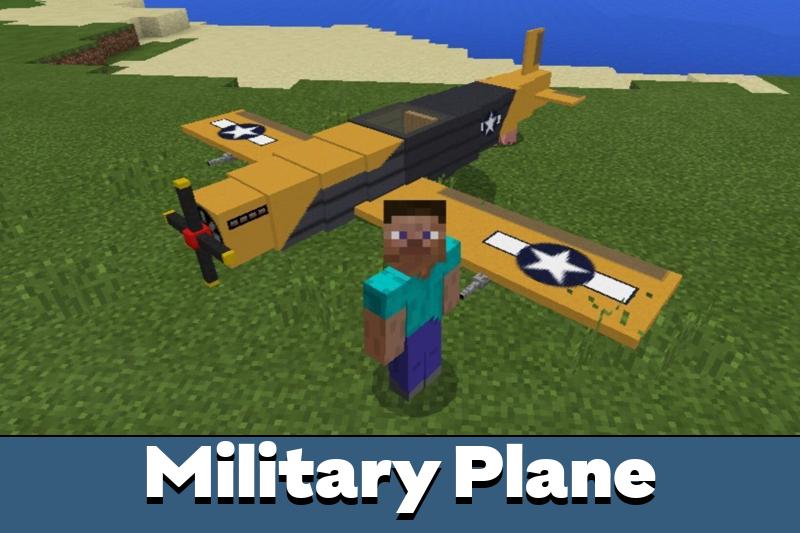 Military Plane Mod for Minecraft PE